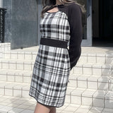 ジャガードバックリボンワンピース