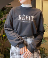 REPIT刺繍トレーナー