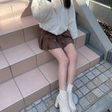 ベルト付きスカパン