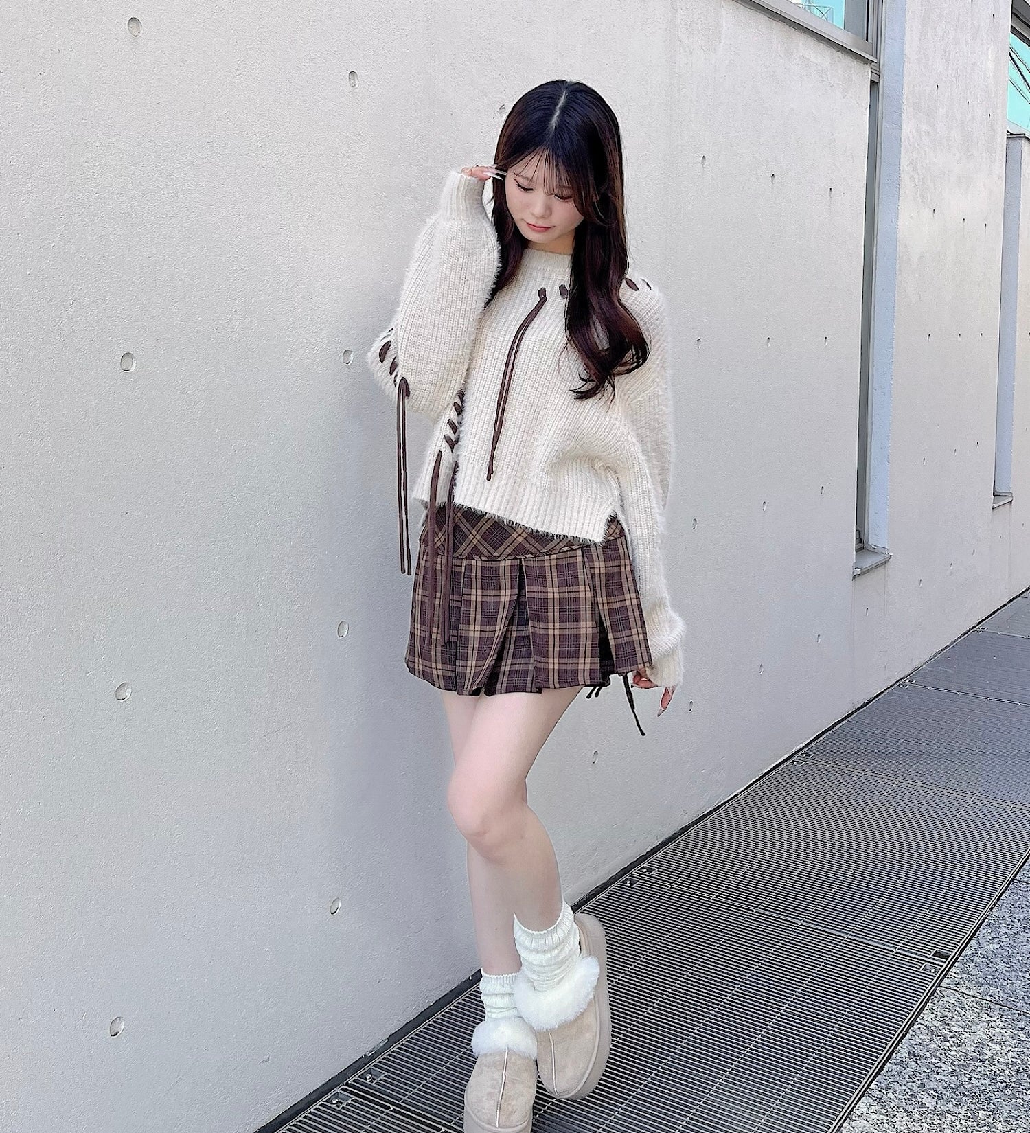 【予約商品 12月下旬発送】レイヤードスカパン