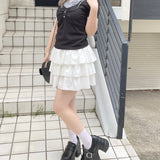 リボンレイヤードトップス