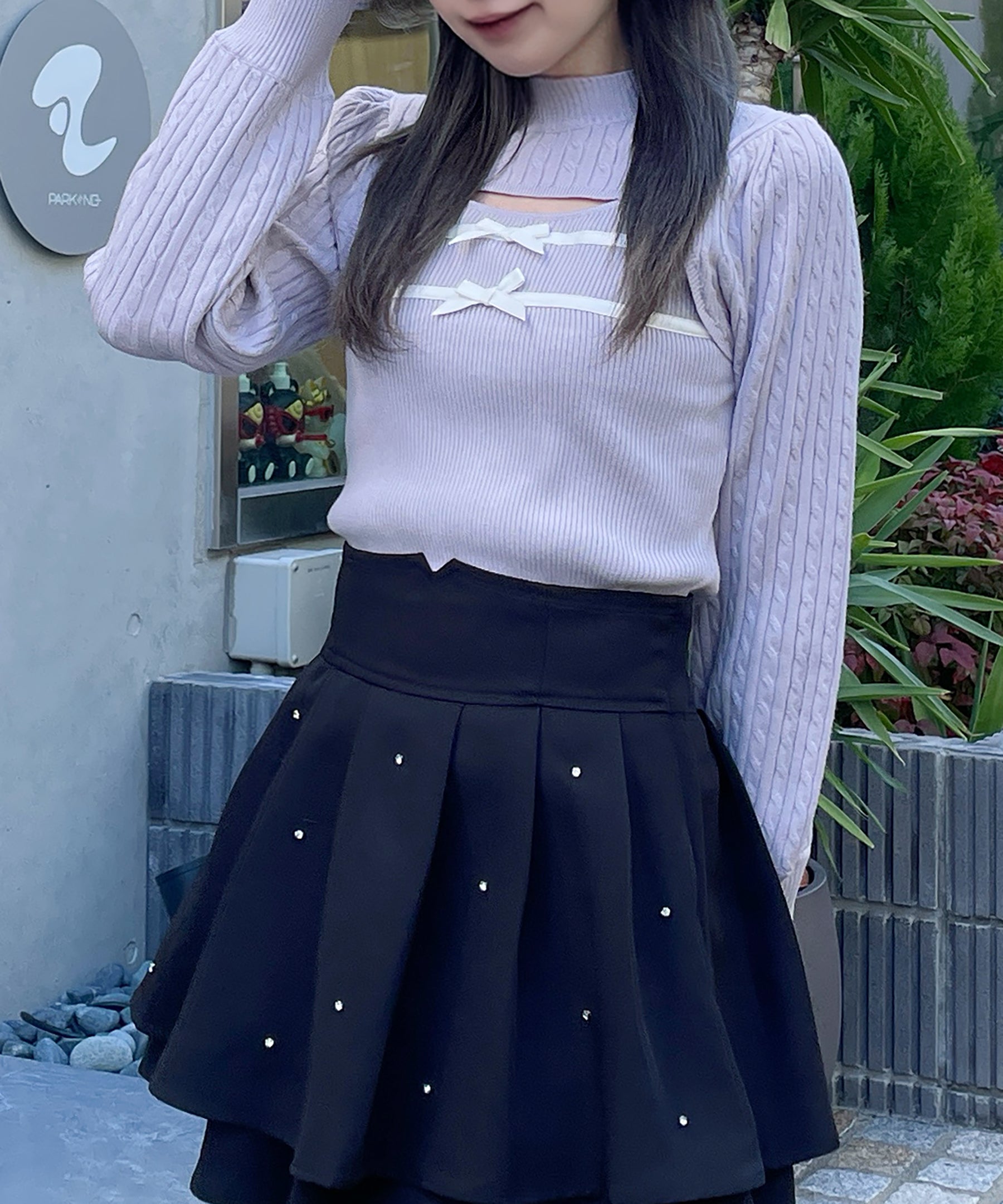 ケーブルダブルリボンニット – PARK by one way（パークバイワンウェイ）