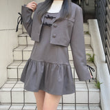 テーラードジャケットセットアップ