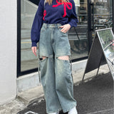 セパレートデニムパンツ