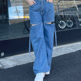 セパレートデニムパンツ