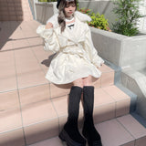 ティペット付きハーフコート