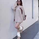 【予約商品 1月下旬発送】レーシングニットワンピース