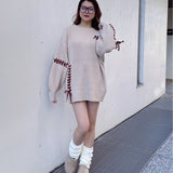 【予約商品 1月下旬発送】レーシングニットワンピース