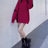 【予約商品 1月下旬発送】レーシングニットワンピース