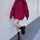 【予約商品 1月下旬発送】レーシングニットワンピース