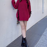 【予約商品 1月下旬発送】レーシングニットワンピース