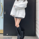 ウエスト絞りファージャケット