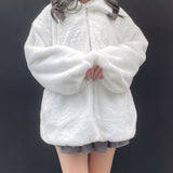 ウエスト絞りファージャケット