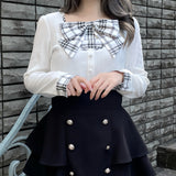 リボンレイヤードトップス