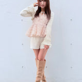 【一部予約商品】ローズペプラムキャミ