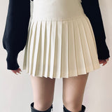 ロー切替ミニプリーツスカパン
