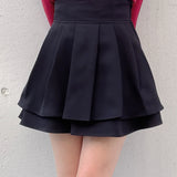 ダブルフレアスカート