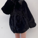 ウエスト絞りファージャケット