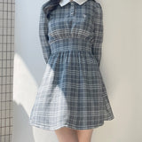 ポロ衿ワンピース