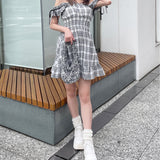2way肩リボンミニワンピース