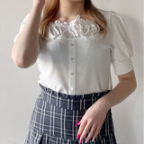 レイヤード風半袖カットソー