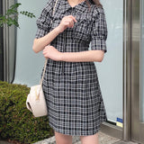 フロントジップワンピース
