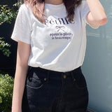 リボン刺繍Tシャツ