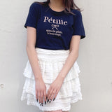リボン刺繍Tシャツ