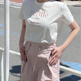 リボン刺繍Tシャツ