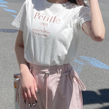 リボン刺繍Tシャツ
