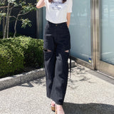 リボン刺繍Tシャツ