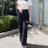 リボン刺繍Tシャツ