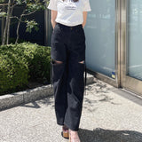 リボン刺繍Tシャツ