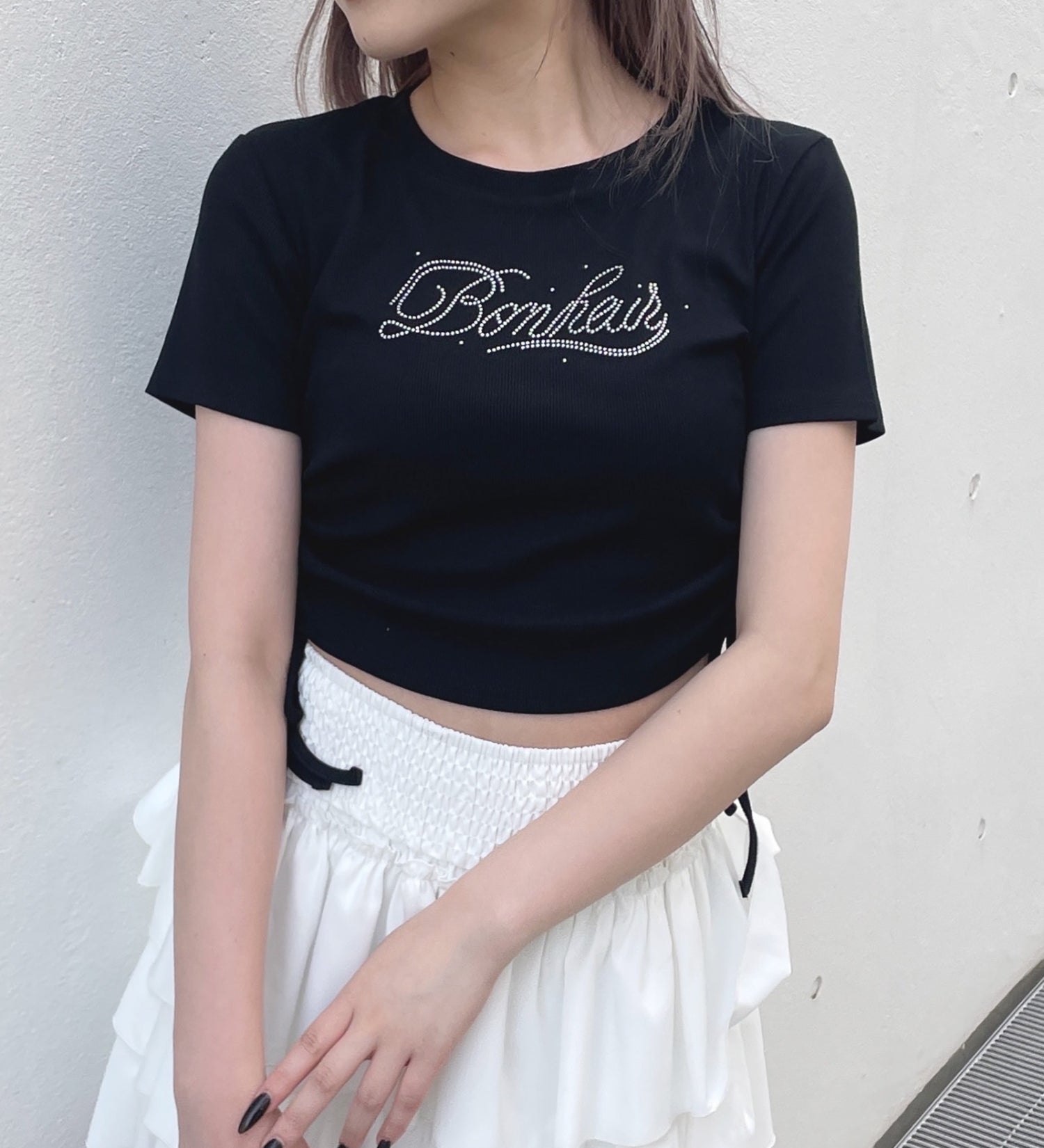 ストーンロゴドロストTシャツ