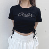 ストーンロゴドロストTシャツ