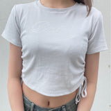 ストーンロゴドロストTシャツ