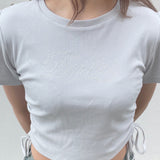 ストーンロゴドロストTシャツ