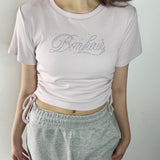 ストーンロゴドロストTシャツ