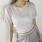ストーンロゴドロストTシャツ