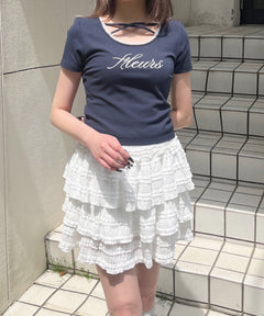 フロントクロスTシャツ