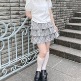 ポロ衿レースドロストトップス
