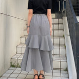 レースリボンスクエアネックトップス
