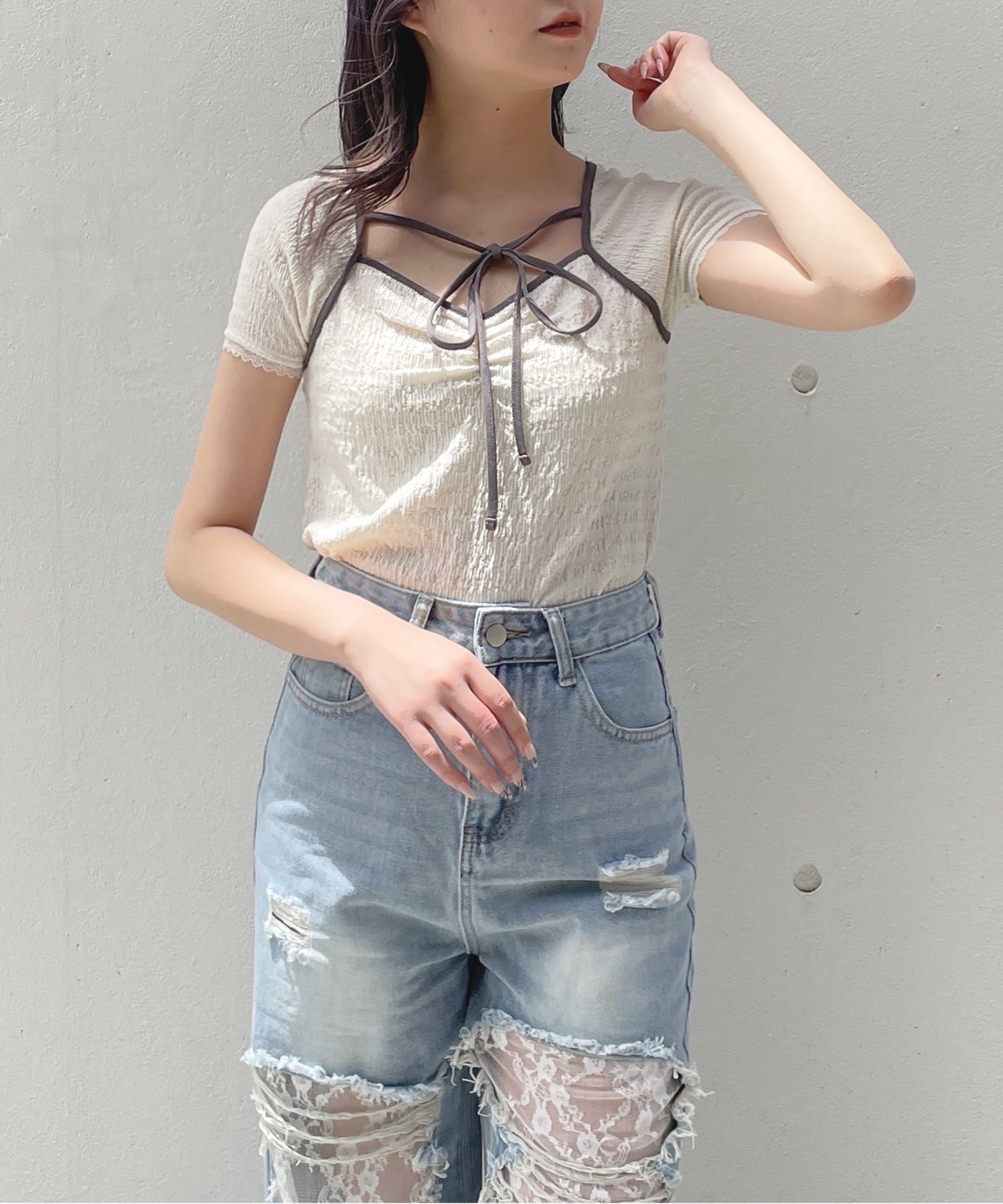 憧れ KNIT/CUTSEW – PARK by one way（パークバイワンウェイ） トップス