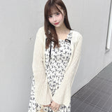 スパンコールニットカーディガン