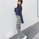 スパンコールニットカーディガン