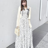 スパンコールニットカーディガン