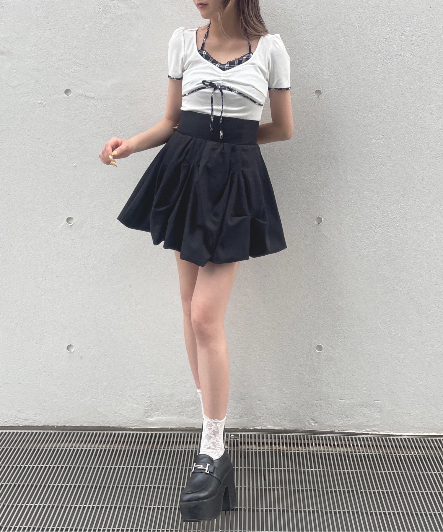 新品未使用　訳あり　チェックレイヤードトップス 150cm チェックレイヤードトップス – PARK by one way（パークバイ