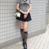 チェックレイヤードトップス