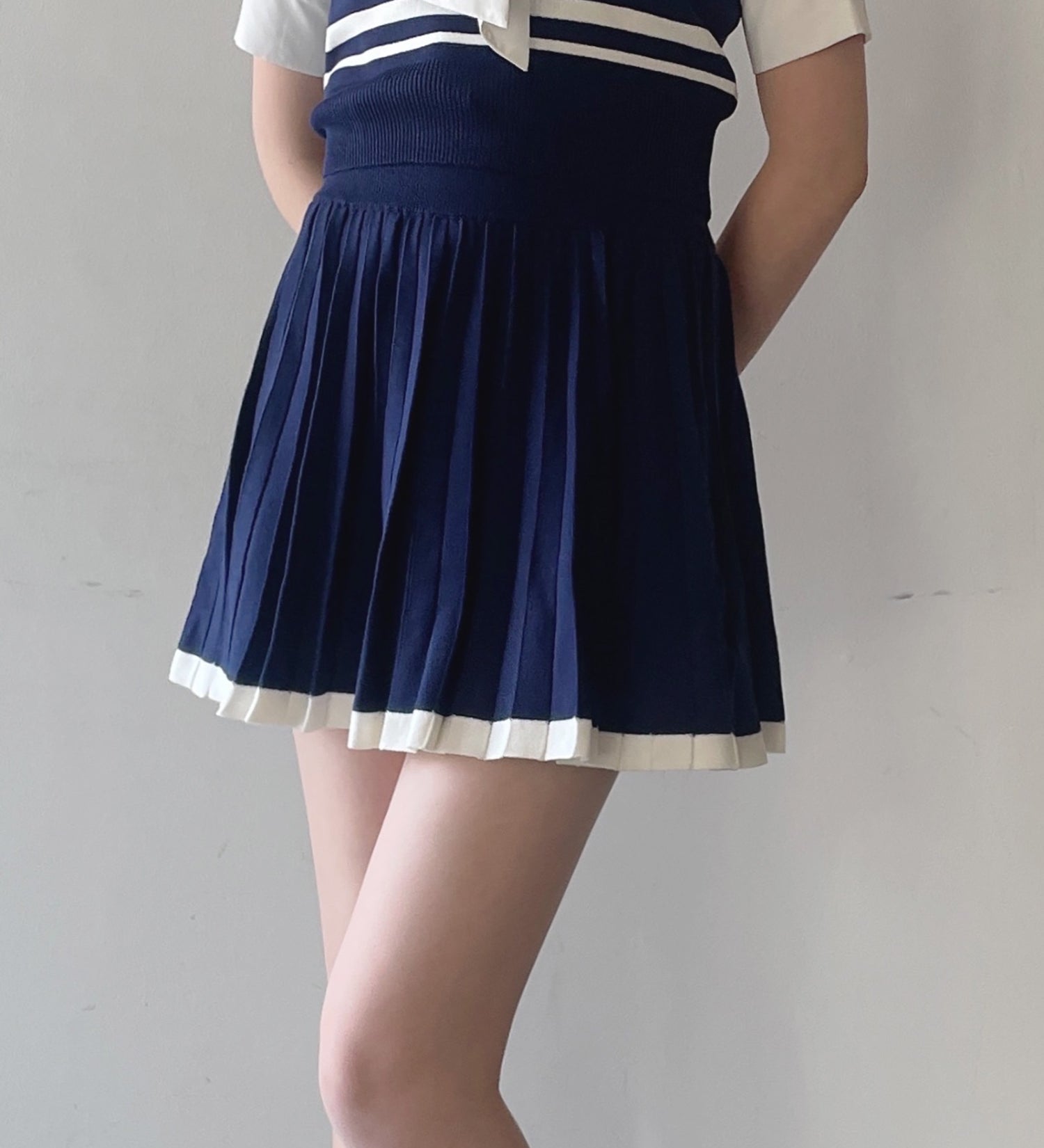 ニットプリーツスカート