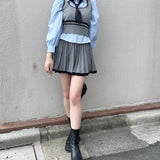 ニットプリーツスカート